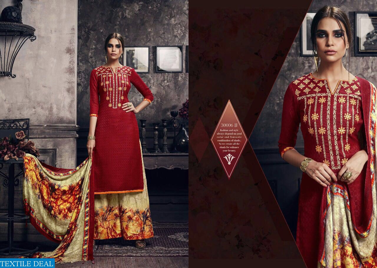 Sargam aarzu vol-7 Wholesale Winter special dress material